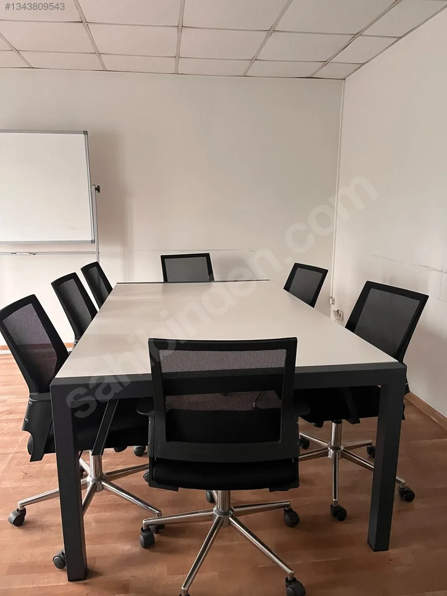 200x120 Beyaz Toplantı Masası İkinci El