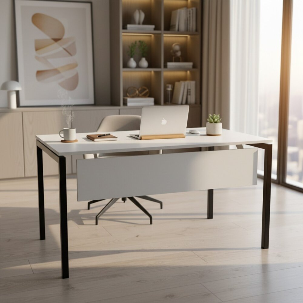 ATOM 140*80 MDF ÇALIŞMA MASASI - ATOM OFİS