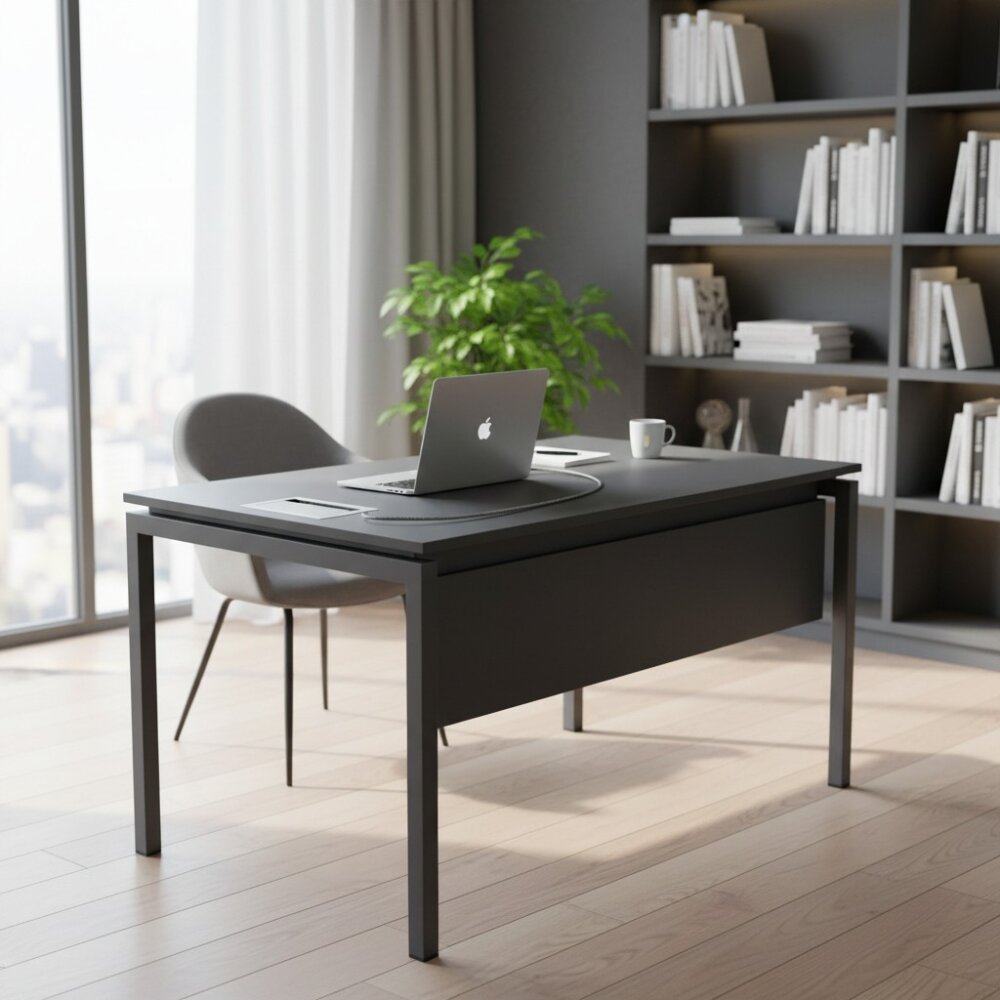 ATOM 160*80 DATAPORTLU MDF ÇALIŞMA MASASI - ATOM OFİS