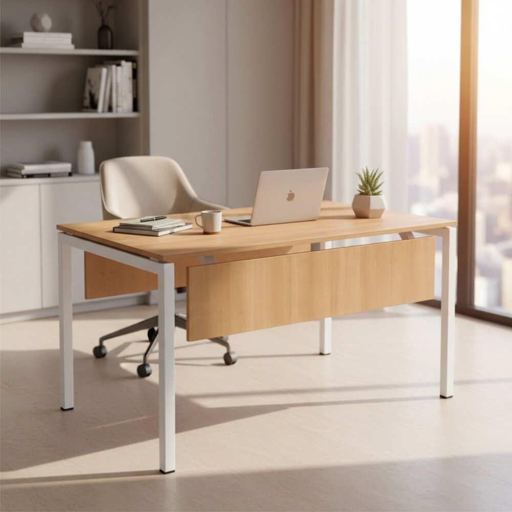 ATOM 160*80 MDF ÇALIŞMA MASASI - ATOM OFİS