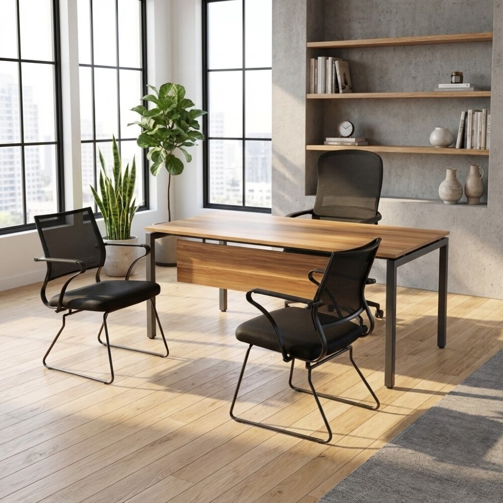 ATOM 160*80 MDF ÇALIŞMA MASASI - ATOM OFİS