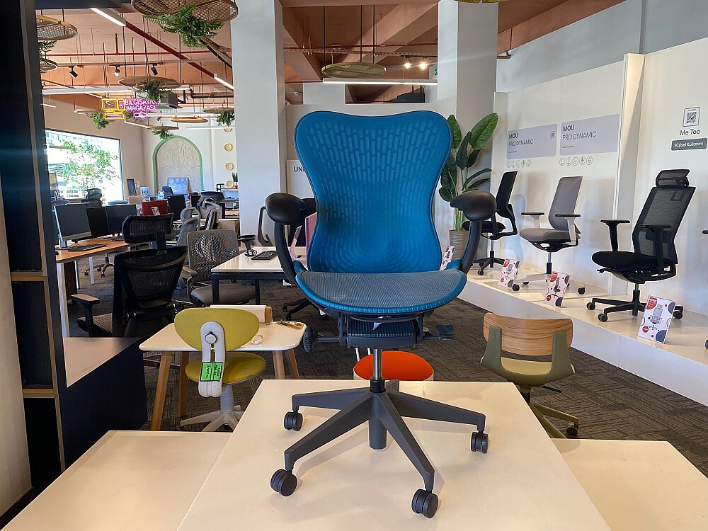 ATOM OFİS - HERMAN MILLER MIRRA - MAVİ (1 YIL GARANTİ) - ATOM OFİS