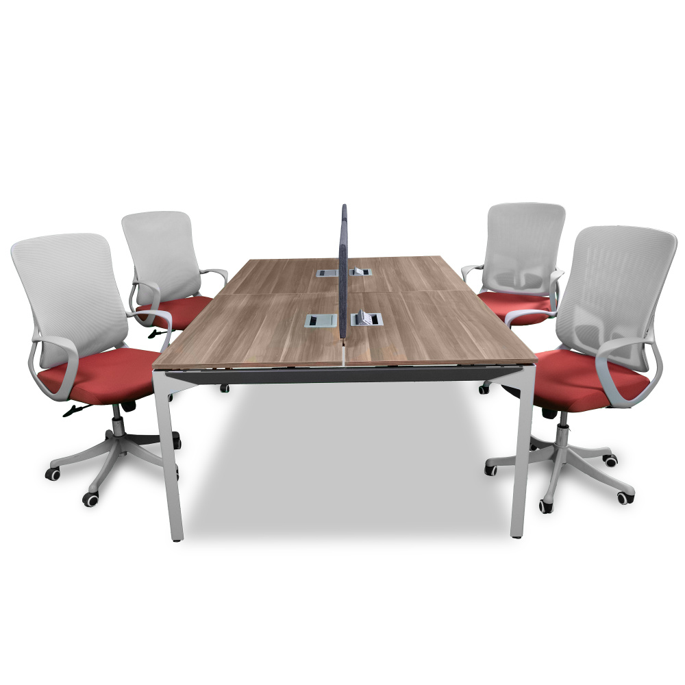 ATOM - SES YALITIMLI DATAPORTLU MDF 4'LÜ WORKSTATİON (1)