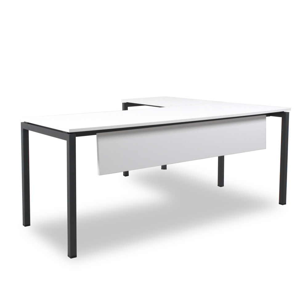 ATOM SMOOTH BEYAZ MDF L ÇALIŞMA MASASI (1)