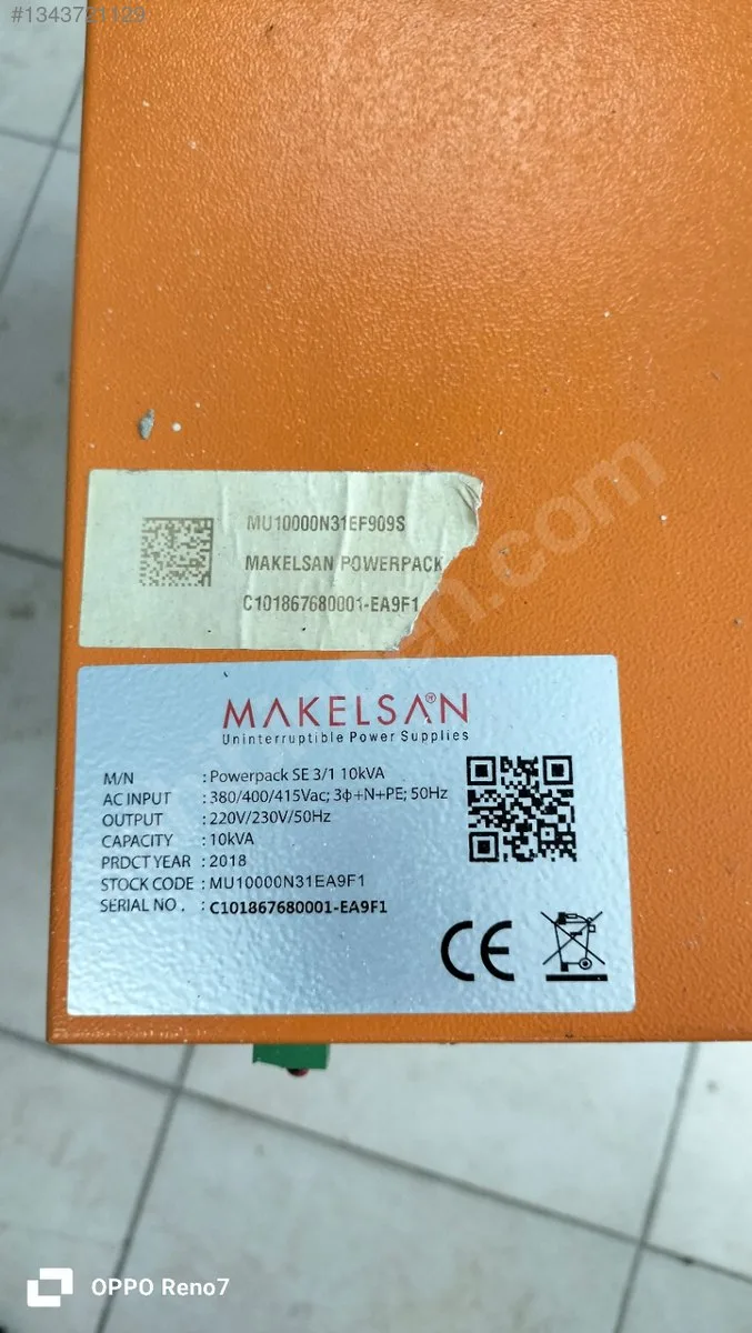 Makelsan 10 KVA UPS 40 Akülü İkinci El (1)