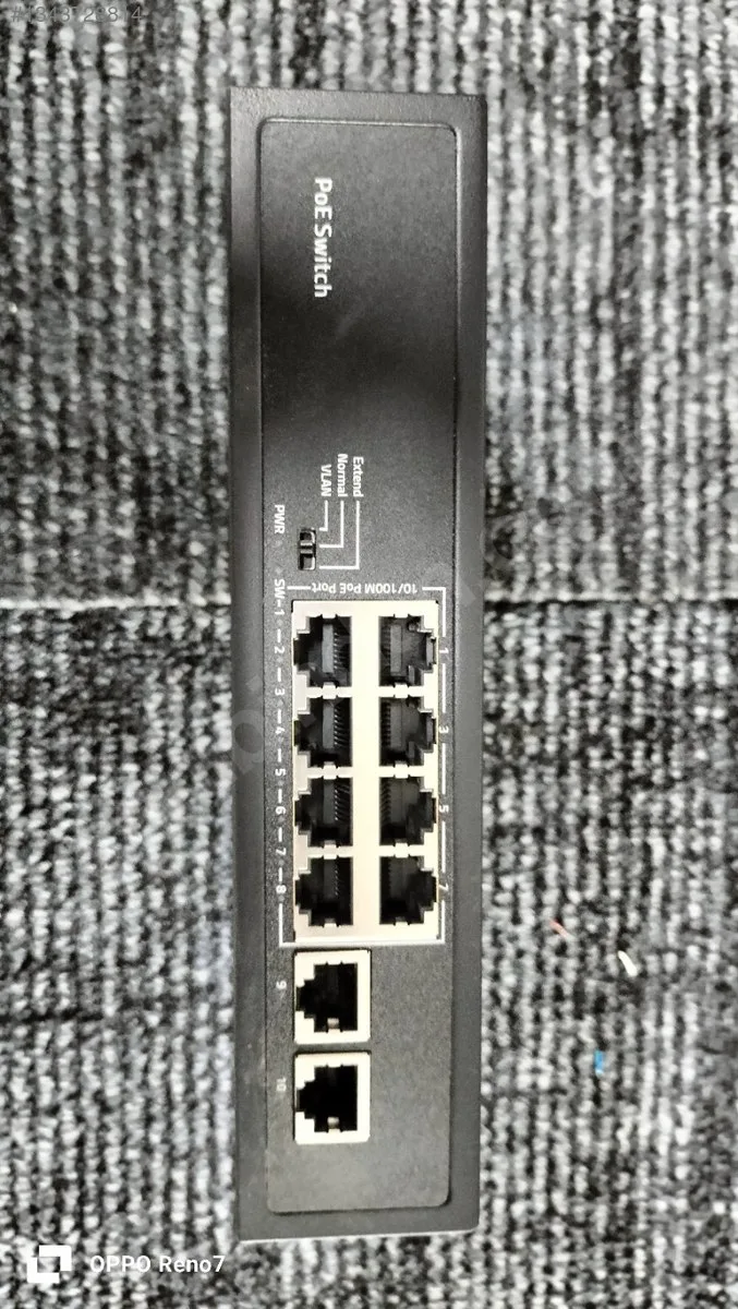 ODS-8P2U 8 Port POE Switch İkinci El