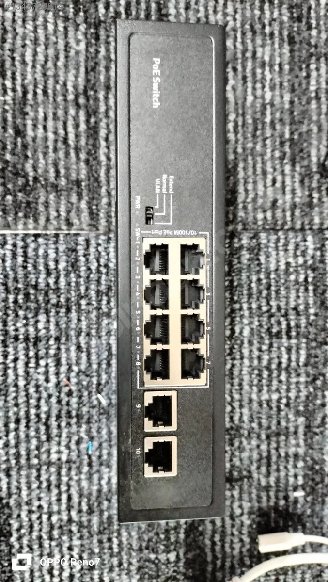 ODS-8P2U 8 Port POE Switch İkinci El (1)