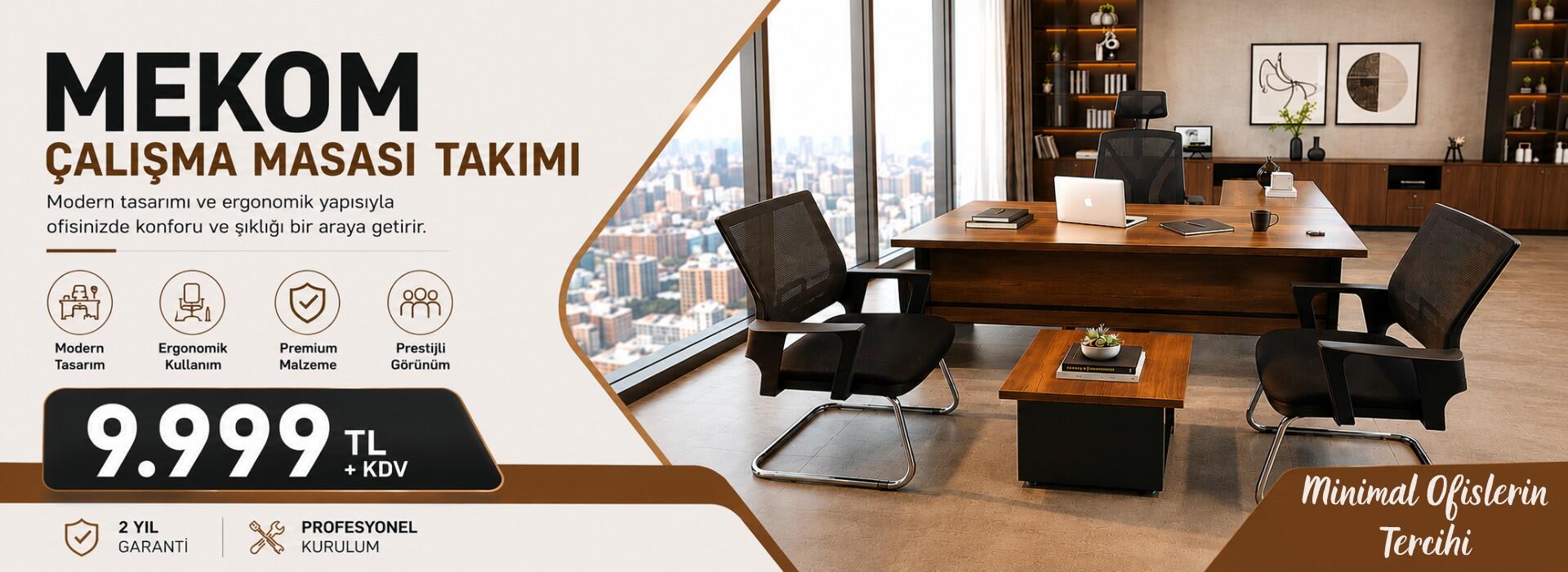 Mekom Çalışma Masası Takımı